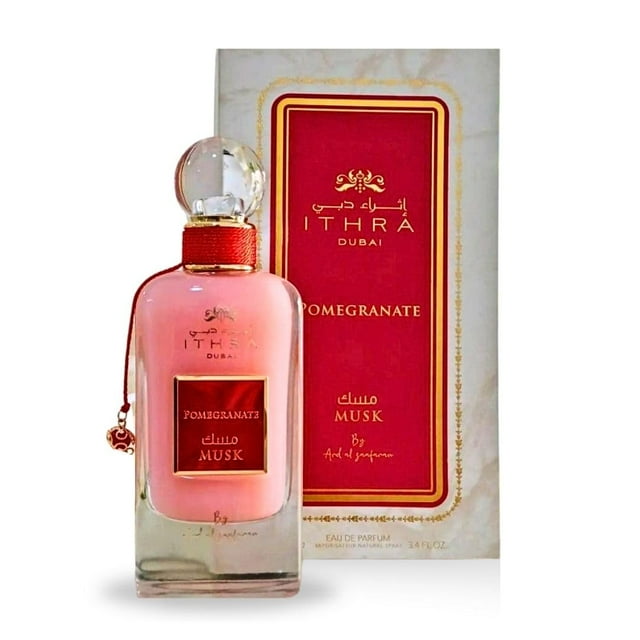 Perfume Ard Al Zaafaran, granada y almizcle, Ithra Dubai, 100 ml, EDP
