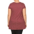 thumbnail image 4 of Women's Casual Plus Size Polka Dot Blouse Tunic Top Shirt, 4 of 4