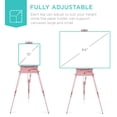 thumbnail image 5 of Best Choice Products Art Easel for Painting, Portable Adjustable Tripod with 32-Piece Art Set - Pink, 5 of 8