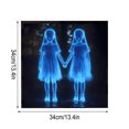 thumbnail image 3 of QIPOPIQ Halloween Hand In Hand Little Girl Glass Cabinet Kitchen Home Decoration Wall Sticker Sticker, 3 of 10