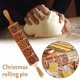 thumbnail image 2 of Rodillo en relieve, rodillos para hornear, rodillo de madera navideño, herramientas de decoración de cocina para hornear galletas en relieve (rejillas de ventana), 2 of 5