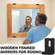 thumbnail image 3 of 6Pcs Metal Mirror Clips 3/4 Wide Channel Mirror Hanger Clip Large Heavy Retainer Clips for Mirrors, 3 of 5