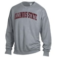 thumbnail image 2 of Men's ComfortWash Gray Illinois State Redbirds Garment Dyed Pullover Sweatshirt, 2 of 3