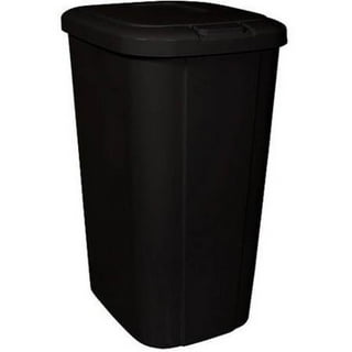 Hefty 12.25gal 2pk Touch Lid Step Trash Cans Black