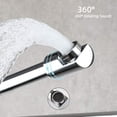 thumbnail image 2 of Grifo para llenado de ollas con revestimiento antirayaduras, construcción de acero inoxidable con instalación de montaje en pared, latón macizo, juntas oscilantes dobles, aireador de grifo sin, 2 of 5