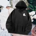 thumbnail image 1 of Sudaderas con capucha para mujer, jersey, ropa de otoño, sudadera de manga larga, ropa deportiva, jersey, Tops para el trabajo, invierno, calle, Campi , Negro SG, 1 of 8