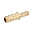thumbnail image 3 of Uxcell Brass 3/8 to 1/4inch Straight Hollow Barb Hose Fitting 2 Pack, 3 of 6
