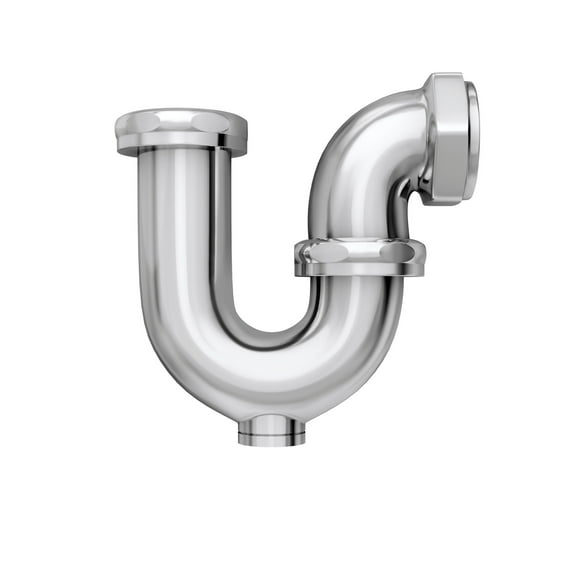Proflo Pfptb502 4-1/4" Cast Brass Sink Trap - Chrome