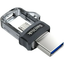 SanDisk 128GB Ultra Dual m3.0 USB 3.0 and Micro USB Flash Drive, Up to 150MB/s Read Speed