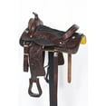 thumbnail image 3 of 12 In Kids Youth Children Miniature Pony Saddle Leather Western Toddler Comfytack, 3 of 7