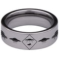 thumbnail image 4 of UFO Tungsten Carbide Ring, 4 of 9