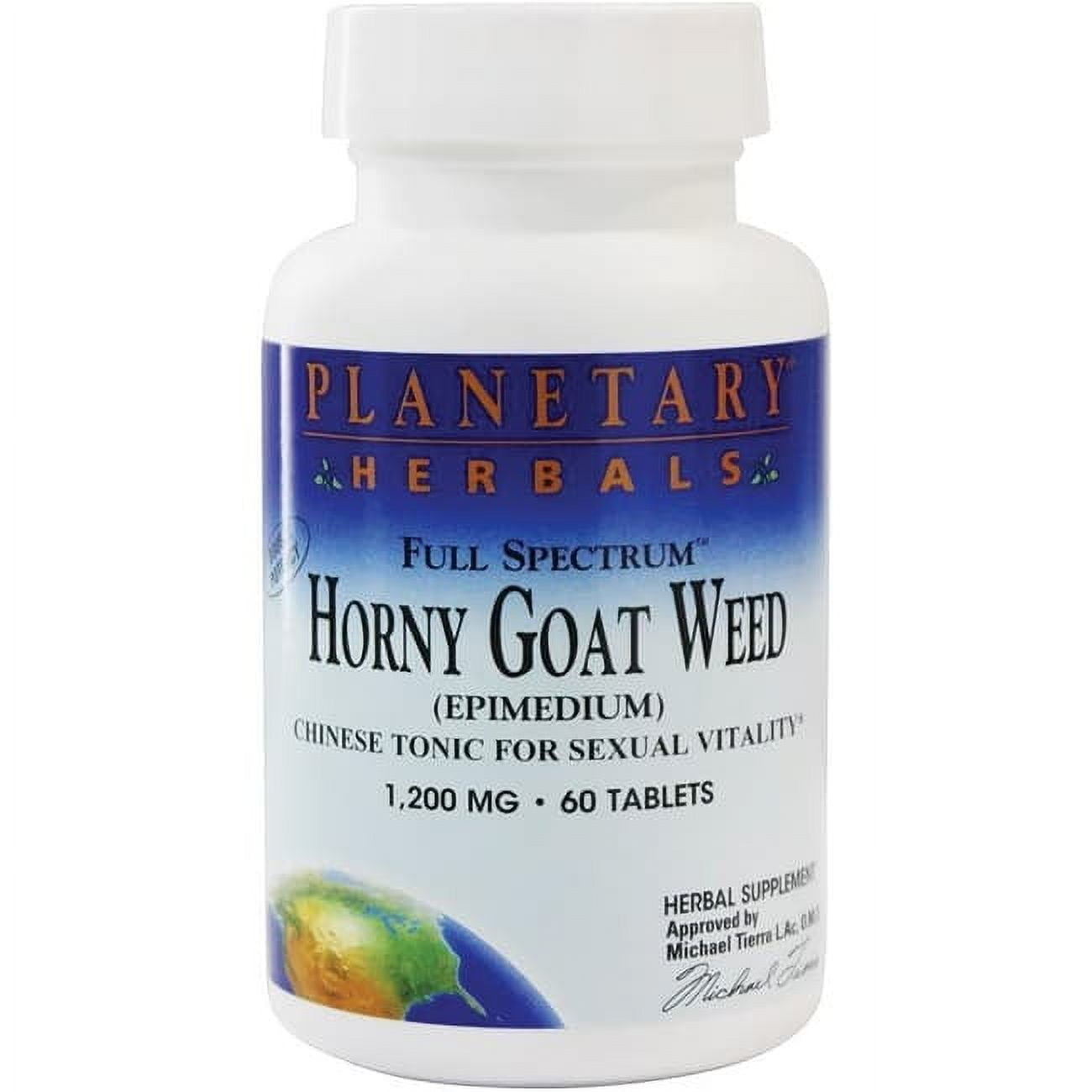 Planetary Herbals Full Spectrum Horny Goat Weed 1000 mg 60 Tablet
