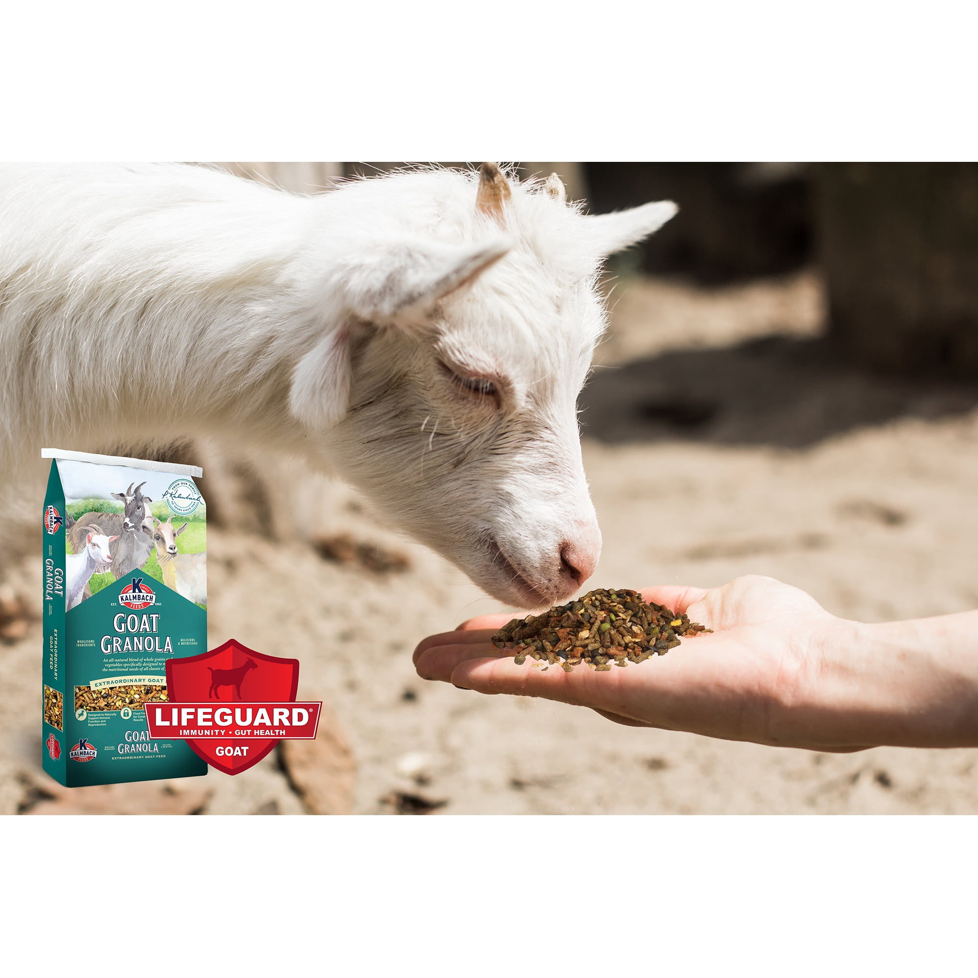 Kalmbach Feeds All Natural Goat Granola Soy Free Goat Feed, 30 lb Bag