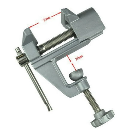 

Bench Vise Table Swivel Lock Clamp Vice Craft Hobbyist Aluminum Alloy Portable