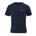thumbnail image 3 of Linfrsh Men's Pocket Undershirt Pack, Cotton Crew Neck T-Shirt, Moisture Wicking Tee Navy,M, 3 of 5