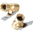 thumbnail image 3 of 6 Pieces Brass Air Chuck Open Flow Straight Tire Chuck with Clip for Tire Inflator Gauge Compressor Accessories, 3 of 7