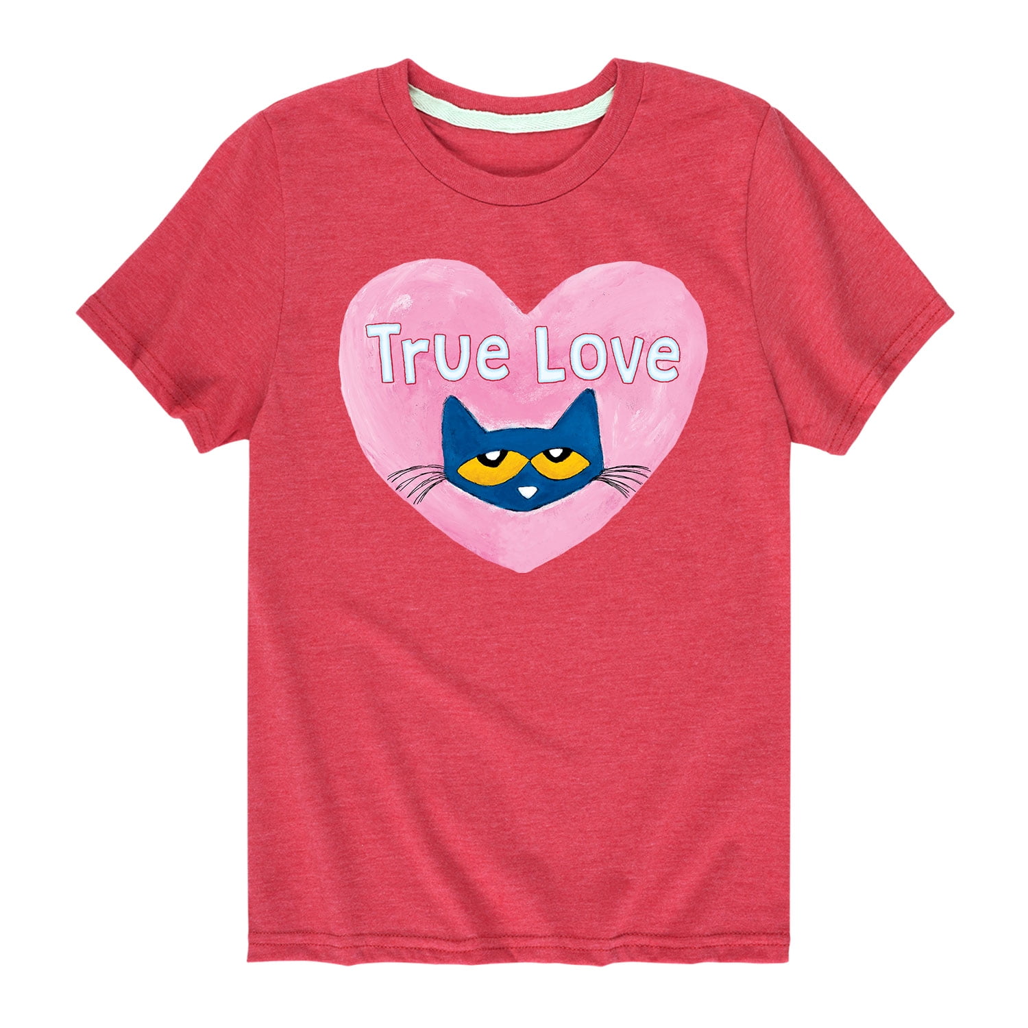 Pete The Cat True Love Toddler And Youth Short Sleeve Graphic T