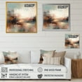thumbnail image 4 of Designart "Brown Abstracted Nature I" Abstract Landscape Wall Art Print, 4 of 5