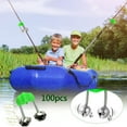 thumbnail image 4 of 100pcs Plastic Fishing Clips Caña de pescar Alarma con Alerta Caña de pescar, 4 of 8