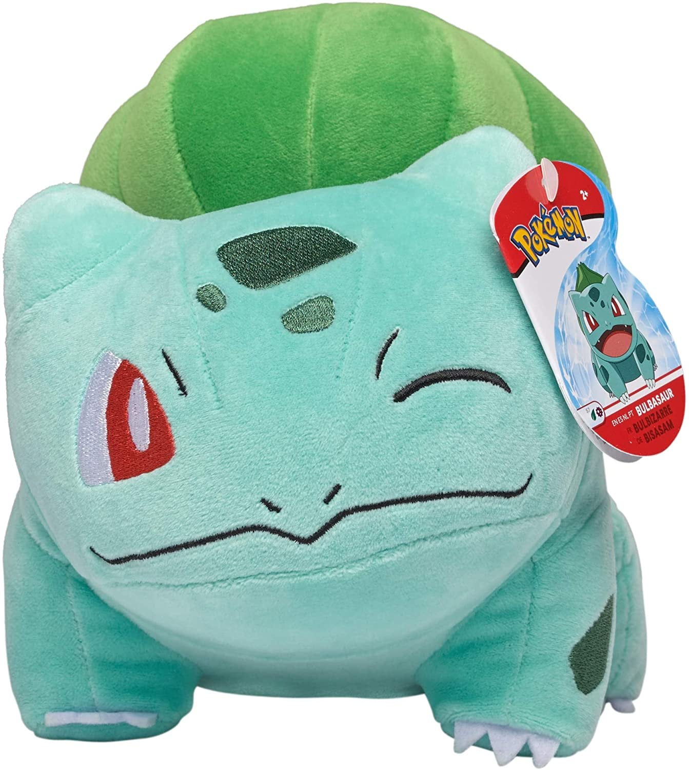 Mavin  POKEMON Select Shiny BULBASAUR Plush 8 2020 WICKED COOL TOYS - NWT