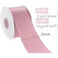 thumbnail image 2 of HAHDAXIA Rose Pink Satin Ribbon 2 Inch Thick Dusty Rose Ribbon for Gift Wrapping Pink Ribbon Wedding Bridal Bouquet Ribbon for Crafts - 25 Yards, 2 of 7