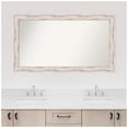thumbnail image 4 of Amanti Art Custom Wall and Bathroom Mirror (28.25 x 49.25 in.), Alexandria White Wash Frame, 4 of 7
