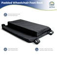 thumbnail image 4 of Hermell Products WC2218 Padded Wheelchair Foot Rest, 1'6" x 8" x 11", 4 of 4