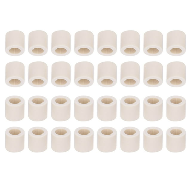 LAFGUR 40pcs Fiber Billiards Stick Pool Ferrules Tubes Replacement Repair Accessary