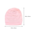 thumbnail image 2 of TABLETREANDS 1Ud Gorro Para Mujer Rosa De Material Cómodo Con Elástico Para Mantener En Su Lugar, 2 of 8