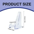thumbnail image 3 of 1 Packs Card Display Stand, Sturdy and Stable, Premium Acrylic Sports Card Holder, Versatile Use, Clear Mini Easel Stand, for Challenge Coins PSA Graded Baseball Trading Cards(2.2 Inch) (1packs), 3 of 5