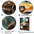 thumbnail image 3 of Designart "Emblematic Retro Auto Appeal" Car Vintage Floater Framed Canvas Prints, 3 of 5
