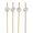 Dice White, variant on BambooMN 3.5" Green Knot Knotted Bamboo Cocktails Hors D'oeuvres Fruit Sandwich Skewers Picks for Catered Events, Holiday's, Restaurants or Buffet Party Supplies, 200 Pieces