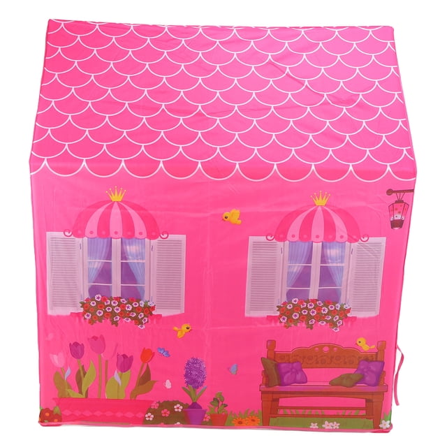 Children Play Tent, Kid Playhouse Portable Portable Exquisito Hermoso Firma de Tela Amigable Para La Piel Estable Para El Hogar Para El Patio de Recreo Para Actividades Al Aire