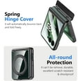 thumbnail image 5 of Ancove for Motorola Razr 2025 / Razr 2024 Case with Magnetic Ring Stand, Crystal Clear Phone Case Rear Screen Protector Hinge Protection Full-Body Anti-Scratch Case for Motorola Razr 2025/2024,Black, 5 of 7