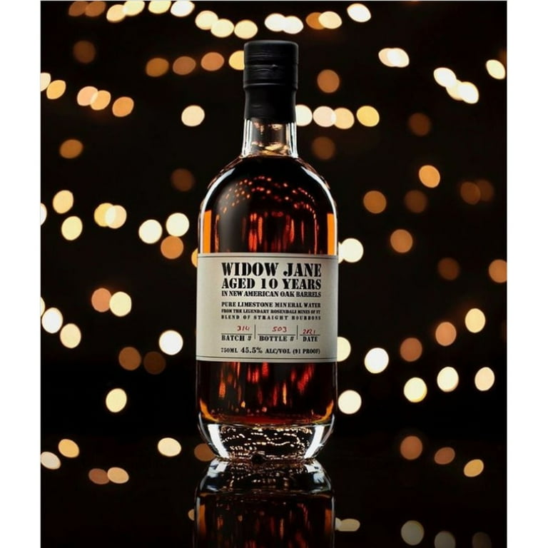 Widow Jane BourbonAged 10 Years, 750 ml Bottle, 46% ABV - Walmart.com