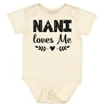 thumbnail image 3 of Inktastic Nani Loves Me Baby Clothes Girls Baby Bodysuit, 3 of 5