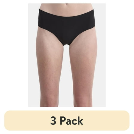 (3 pack) No Boundaries Micro Hipster Panty with Lace  Womens and Womens Plus