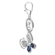 thumbnail image 2 of GOOHOCHY Mariposas de diamante forma llavero llave clave colgante bolsa colgante decorativo, 2 of 7