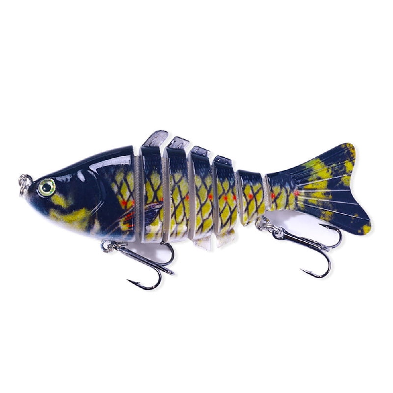 5PC 10cm Luya fake bionic bait multi-section fish Lures Luya fishing