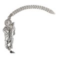 thumbnail image 4 of JOYARIS Pulsera Rolex Chica San Judas Esclava Plata Solida Ley 925 Talla Largo/Ancho: 19 cm x 4 mm PT-0000549, 4 of 4