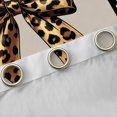 thumbnail image 4 of Feelyou Leopard Print Bow-tie Black Out Curtains, Wildlife Curtains Pack of 2 (42x63 Each), 4 of 6