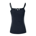 thumbnail image 4 of Womens Ribbed Knit Camis Multiple Ways Shoulder Straps Tank Tops Criss Cross Sleeveless Tees Fitted Shirts Basic Camisole Beach Holiday Outfits Summer 2025, 4 of 7
