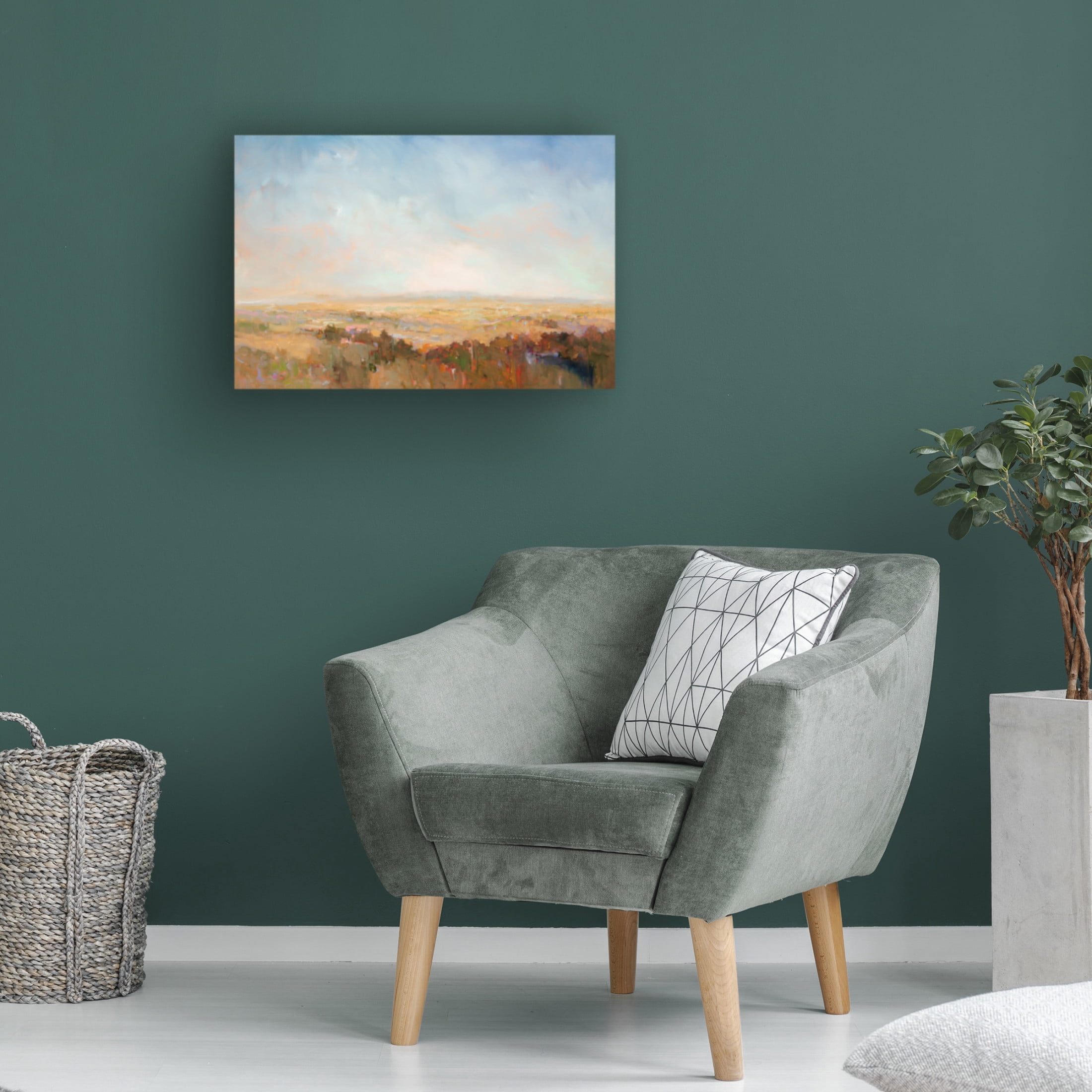 Canvas Wall Art - William McCarthy 'Slice of Water' Wall Art for Living Room, Bedroom, or Office Décor by Trademark Fine Art - 24 x 16 Inches