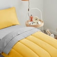 thumbnail image 3 of Juego de ropa de cama para niños pequeños UOZZI BEDDING amarillo y gris 4 piezas, 3 of 9