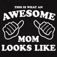 thumbnail image 3 of CafePress - Awesome Mom T Shirt - Women's Traditional Fit Dark T-Shirt, 3 of 4