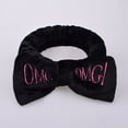thumbnail image 2 of Puntoco Clearance Velvet Hairband Solid Bow Knot Women Hair Ring Head Hoop Girls Headband, 2 of 2