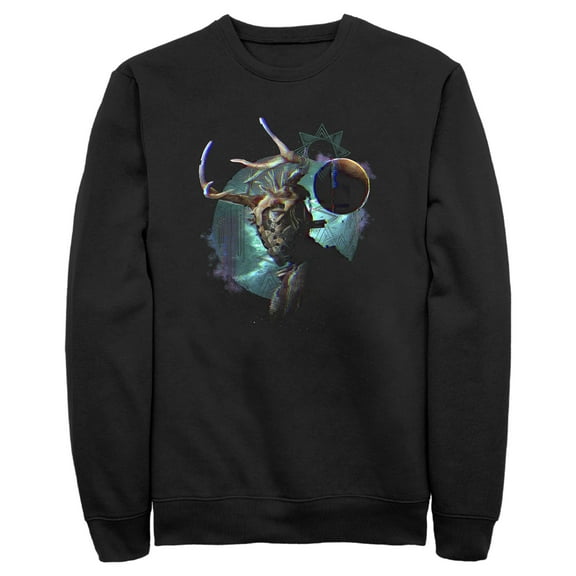 Men's Rebel Moon Jimmy Under the Night Sky Sweatshirt Black Medium