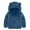 Blue, variant on Toddler Girls Boys Fleece Hoody Jacket Zip Up Teddy Coat Winter Warm Solid Color Coat Unisex Fleece Hoodie