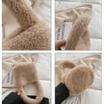 thumbnail image 3 of LHSHID Fuzzy Tote Bag for Women Faux Sherpa Small Tote Fluffy Cute Handbag Lipstick Bag Clutch Gift, 3 of 7
