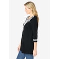 thumbnail image 3 of Woman Within Plus Size Embroidered Knit Tunic, 3 of 6